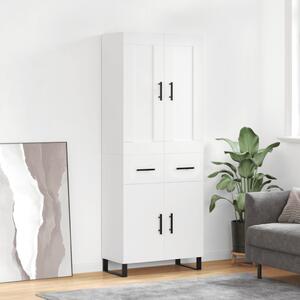 Skříň highboard bílá 69,5 x 34 x 180 cm kompozitní dřevo 3199897