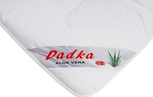 Hlavní předností tkaniny ALOE VERA Microfiber je úprava Aloe Vera. Koncentrace Aloe Vera v tkanině je velice výživná pro tělo, pro lidskou pokožku. Rozměr přikrývky 135x200 cm. Hmotnost 1,9 kg, Barva bílá