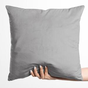Biante Sametový povlak na polštář Velvet Premium SVP-039 Šedý 30 x 50 cm