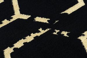Kusový koberec Gloss BB407C C72 86 black/gold 120x170 cm