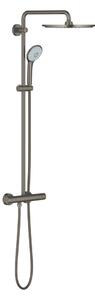 GROHE Euphoria System 310 - Sprchový systém s termostatem na zeď, kartáčovaný Hard Graphite 26075AL0