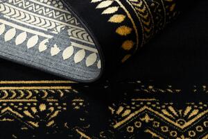 Kusový koberec Gloss 408C 86 glamour black/gold 80x150 cm