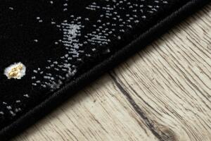 Kusový koberec Gloss 410A 86 3D mramor black/gold 280x370 cm