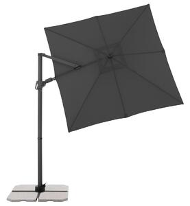 DERBY DX 210 x 210 cm - zahradní slunečník s boční nohou antracit