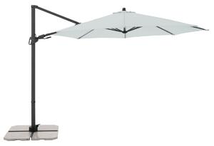 DERBY DX 335 cm - zahradní slunečník s boční nohou světle šedá