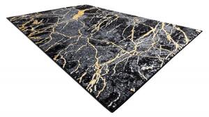 Kusový koberec Gloss 529A 82 3D mramor black/grey 140x190 cm