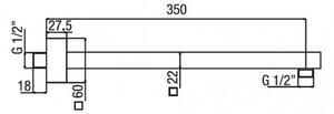 Teorema set 4 - Sprchový systém pod omítku Edge, komplet
