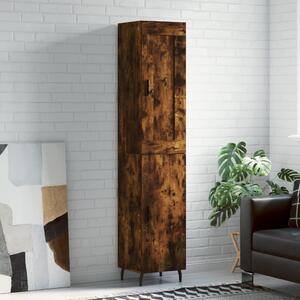 Skříň highboard kouřový dub 34,5 x 34 x 180 cm kompozitní dřevo 3200150