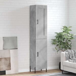 Skříň highboard betonově šedá 34,5x34x180 cm kompozitní dřevo 3200141