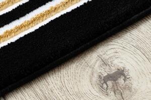 Kusový koberec Gloss 6776 86 greek black/gold 80x150 cm
