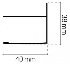 Glass 1989 Isy - Sprchový kout rohový vstup s posuvnými dveřmi nebo kompatibilní s boční stěnou, velikost 80 cm, profily chromové, čiré sklo, GEX0003T500