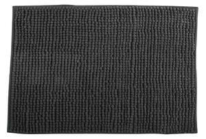 MSV koupelnová předložka CHENILLE, tmavě šedá, mikrovlákno, protiskluzová, 40 x 60 cm
