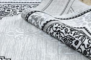 Kusový koberec Gloss 8490 52 Ornament ivory/grey 80x150 cm