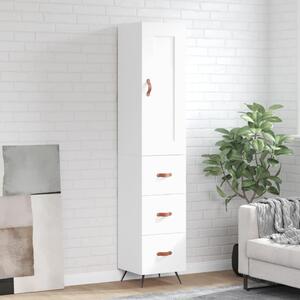 Skříň highboard bílá 34,5 x 34 x 180 cm kompozitní dřevo 3200169