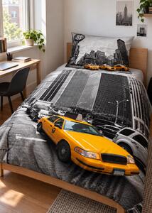 Povlečení s newyorským taxíkem - NY Taxi 140x200 cm
