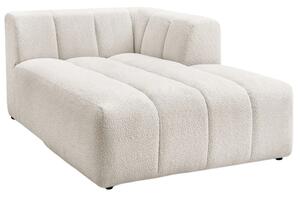 Bobochic Paris Bílá bouclé lenoška Annecy 170 cm, pravá