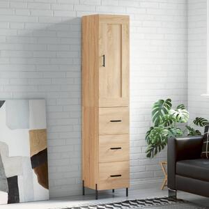 Skříň highboard dub sonoma 34,5 x 34 x 180 cm kompozitní dřevo 3200204