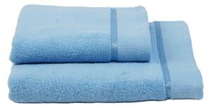 Nechte se hýčkat froté ručníkem vyrobeným z kvalitní 100% bavlny s gramáží 500 g/m2. Nadchne Vás svou jemností a savostí. Jemná pastelová barva se hodí do každé koupelny. Barva: modrá. Rozměr ručníku: 50x100 cm