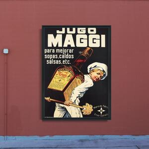 Designovy plakát Designovy plakát Vintage Spice SOS Maggi Tisk