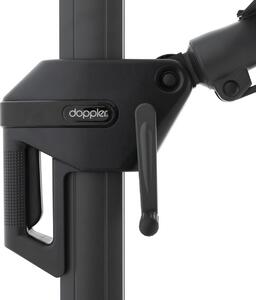 Doppler ACTIVE 310 x 210 cm - moderní slunečník s boční nohou antracit