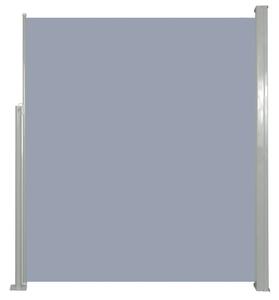 Zatahovací boční markýza / zástěna 160 x 500 cm šedá