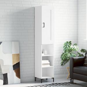 Skříň highboard bílá 34,5 x 34 x 180 cm kompozitní dřevo 3200321