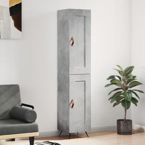 Skříň highboard betonově šedá 34,5x34x180 cm kompozitní dřevo 3200429