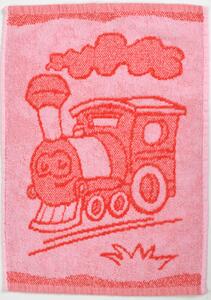 Dětský ručník Train red 30x50 cm