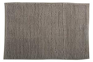 MSV koupelnová předložka CHENILLE, šedo-hnědá, mikrovlákno, protiskluzová, 50 x 80 cm