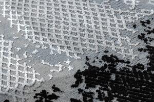 Kusový koberec Core A004 Frame black/light grey 80x150 cm