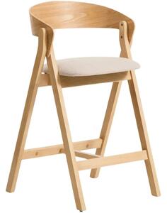 Kave Home Dřevěná barová židle Godia 65 cm