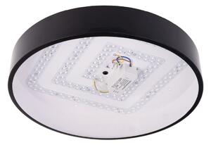 T-LED Černé LED stropní svítidlo kulaté 500mm 48W CCT 105444
