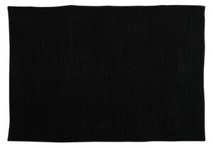 MSV koupelnová předložka CHENILLE, černá, mikrovlákno, protiskluzová, 50 x 80 cm