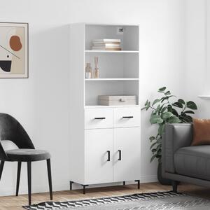 Skříň highboard bílá 69,5 x 34 x 180 cm kompozitní dřevo 3200513