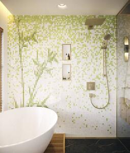 Hansgrohe Raindance E horní sprcha 300 1jet se sprchovým ramenem, kartáčovaný bronz 26238140