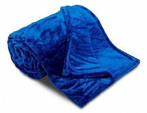 Deka z kolekce SLEEP WEEL. Přijemná deka z mikroflanelu v barvě královská modř. Rozměr je 150x200 cm