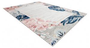 Kusový koberec Botanic 65240 Flamingo grey – na ven i na doma 78x150 cm