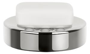 Spirella mýdlenka TUBE, stříbrný, porcelán