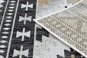 Kusový koberec Cooper Sisal Aztec 22235 ecru/black – na ven i na doma 140x190 cm