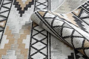 Kusový koberec Cooper Sisal Aztec 22235 ecru/black – na ven i na doma 180x270 cm