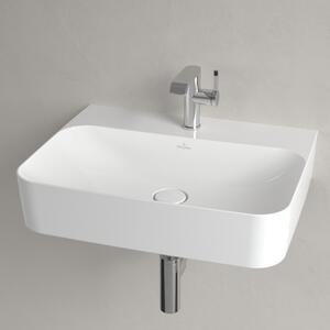 Villeroy & Boch Finion - Umyvadlo 600x470 mm bez přepadu, alpská bílá CeramicPlus 416861R1
