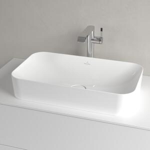 Villeroy & Boch Finion - Umyvadlová mísa 600x350 mm, bez přepadu, alpská bílá CeramicPlus 414361R1