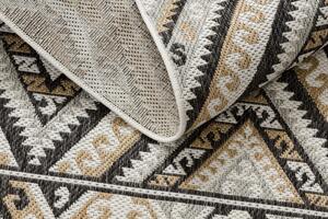 Kusový koberec Cooper Sisal Aztec 22224 ecru/black – na ven i na doma 140x190 cm