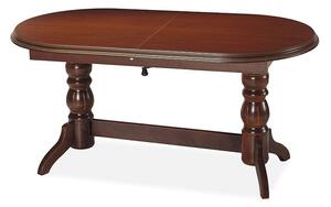 Rozkládací konferenční stolek 120-160 cm Damon (kaštan + kaštan). 1050087