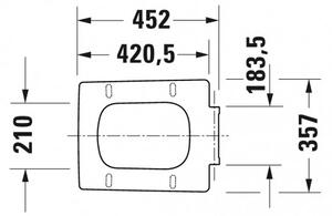 Duravit Viu - WC sedátko se sklápěcí automatikou, bílá 0021190000