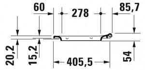 Duravit Viu - WC sedátko, bílá 0021210000