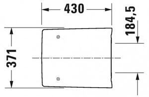 Duravit Viu - WC sedátko, bílá 0021210000