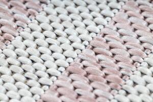 Kusový koberec Sion Sisal Labirinth 22376 pink/ecru – na ven i na doma 80x150 cm