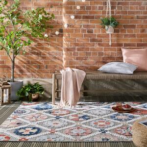Kusový koberec Plaza Flora Grey – na ven i na doma 160x230 cm