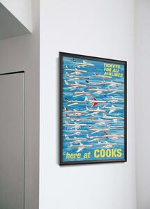 Plakát Plakát Zde v cooks airlines